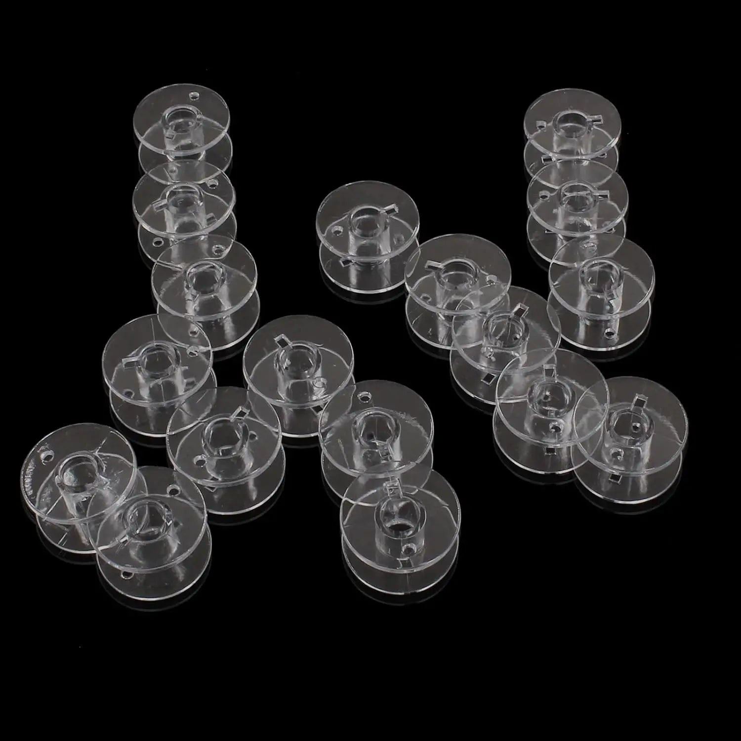 10/20/50pcs Clear Plastic Sewing Machine Bobbins SA156 Compatible with Brother Singer Embroidery Machines Oasis Select 20pcs