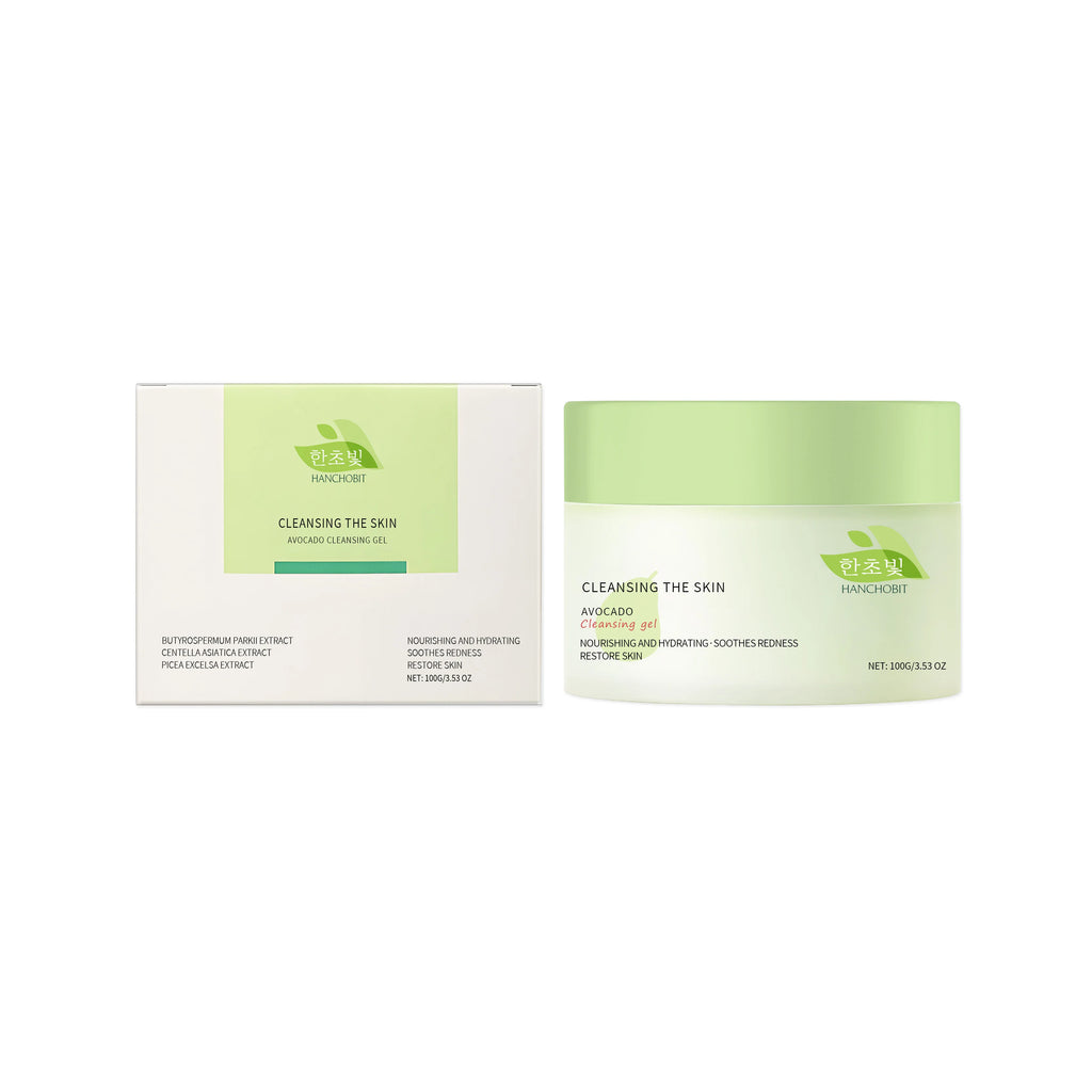 100g Avocado Makeup Remover Gel Gentle Dissolve Makeup Cleaning Pore Non-tight Refreshing Soothing Redness Face Makeup Remover Oasis Select 100g United States