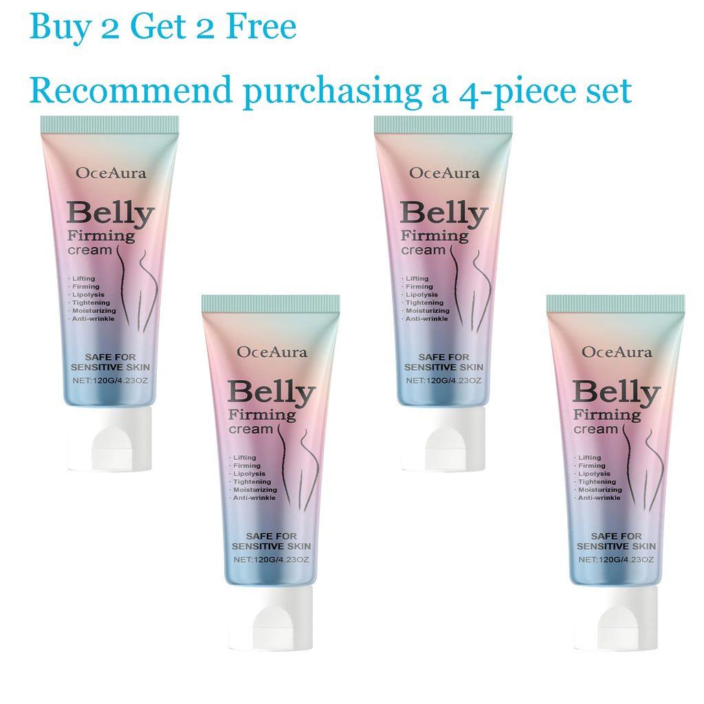120g Belly Firming Cream Daily Moisturizing Enhance Skin Elasticity Nourishing Reduce Sagging Body Lotion for All Skin Types Oasis Select 4 pcs United States