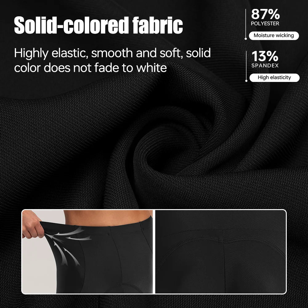 PHMAX Women's Cycling Shorts 5D Gel Padded Road Bicycle Shorts Shock Absorption Quick Dry Summer Bike Shorts for long Distance Oasis Select