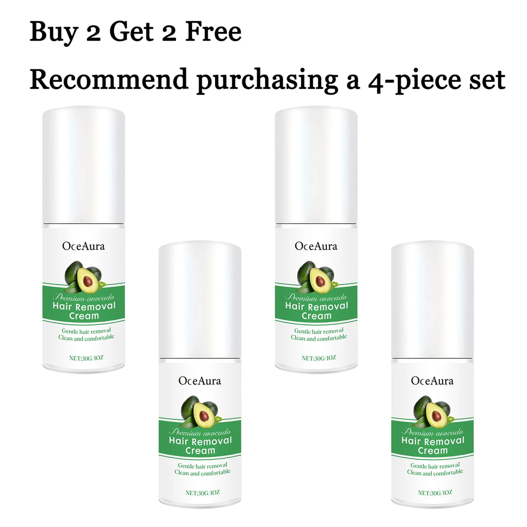 30G Avocado Hair Removal Cream Gentle Cleaning Pore Non-irritating Enhance Smoothness Soothing Discomfort Hair Remove Lotion Oasis Select 4 pcs United States