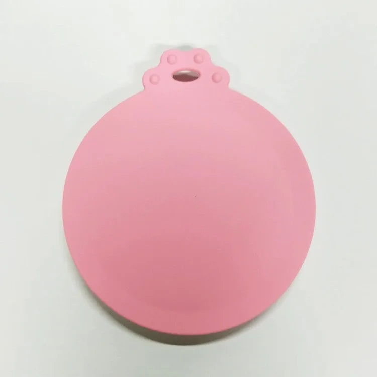 Silicone Food Preservation Lid Pet Food Lid Cat And Dog Food Sealing Lid Three-In-One Container Lid To Prevent Food Spoilage. Oasis Select pink