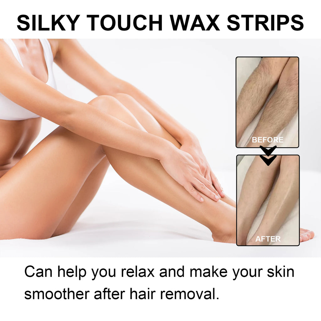 20PCS Rose Hair Removal Wax Strips Non-irritating Gentle Remove Hair Enhance Smoothness Hydrating Hair Remove Wax Strips Oasis Select