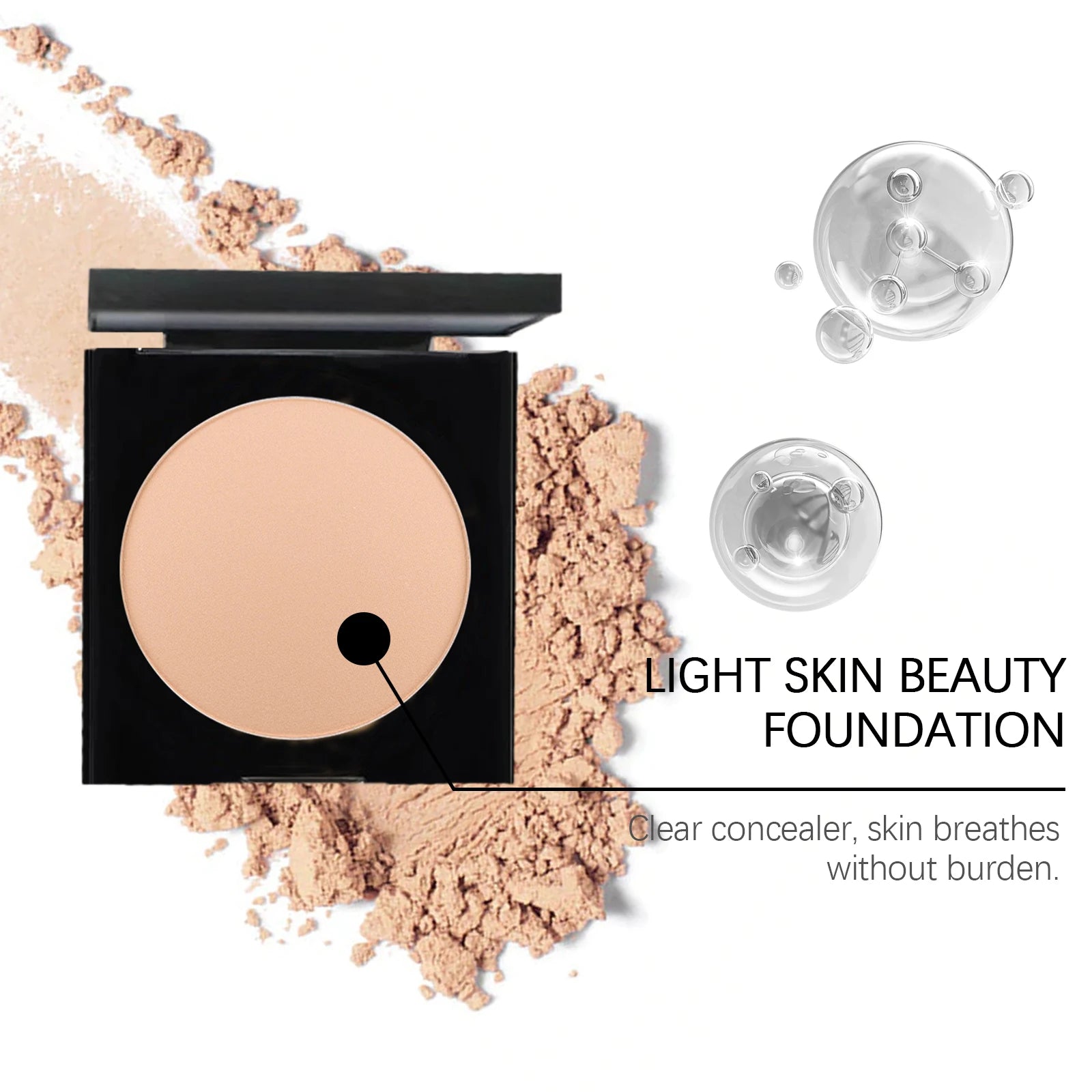 Facial Makeup Foundation Full Coverage Matte Oil Control Sweatproof Waterproof Brighten Skin Tone Hydrate Matte Makeup Palette Oasis Select