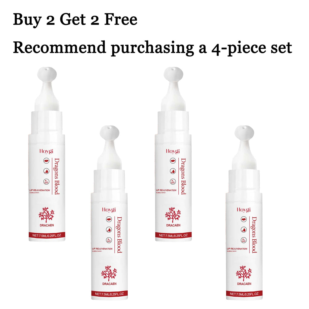 7.5ML Lip Rejuvenating Bubble Mask Deep Moisturizing Reduce Dryness Anti-chapping Enhance Gloss Relief Discomfort Smoothing Softening Lip Cream Oasis Select 4 pcs United States