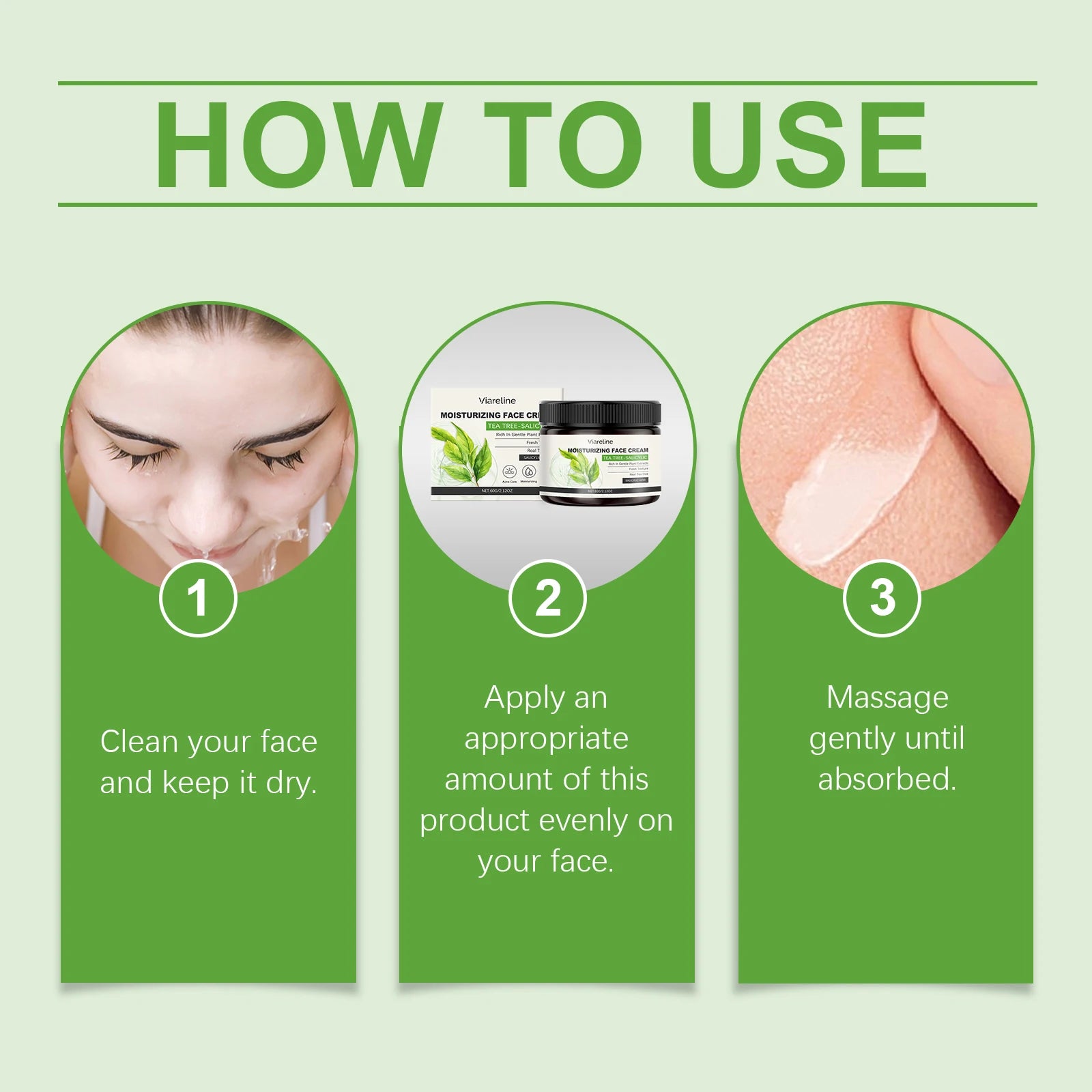 60G Salicylic Acid Facial Cream Gentle Moisturizing Refines Pores Brightening Improve Roughness Smoothing Non-greasy Face Lotion Oasis Select