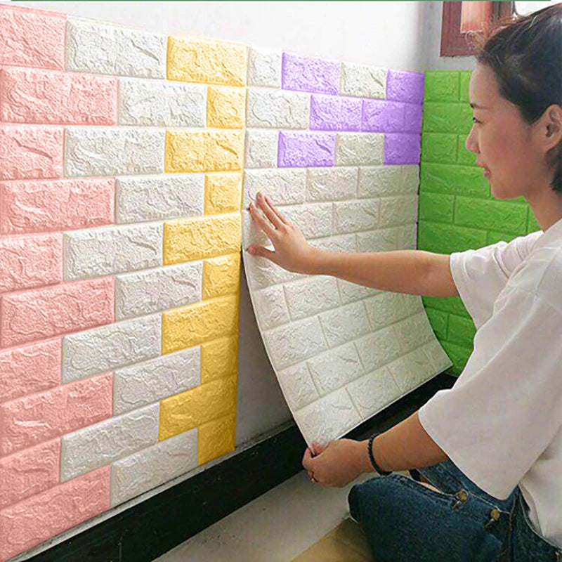 1-30Pcs 35x30cm Wallpaper Kitchen Bedroom Background Decoration Wall Panels Stickers Waterproof for Living Room 3D DIY Home Oasis Select