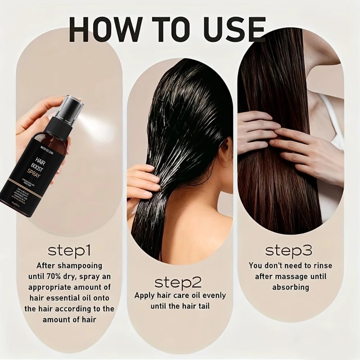 Hair Boost Spray – Biotin, Keratin & Hyaluronic Acid | 30g Leave-In Hair Spray Oasis Select