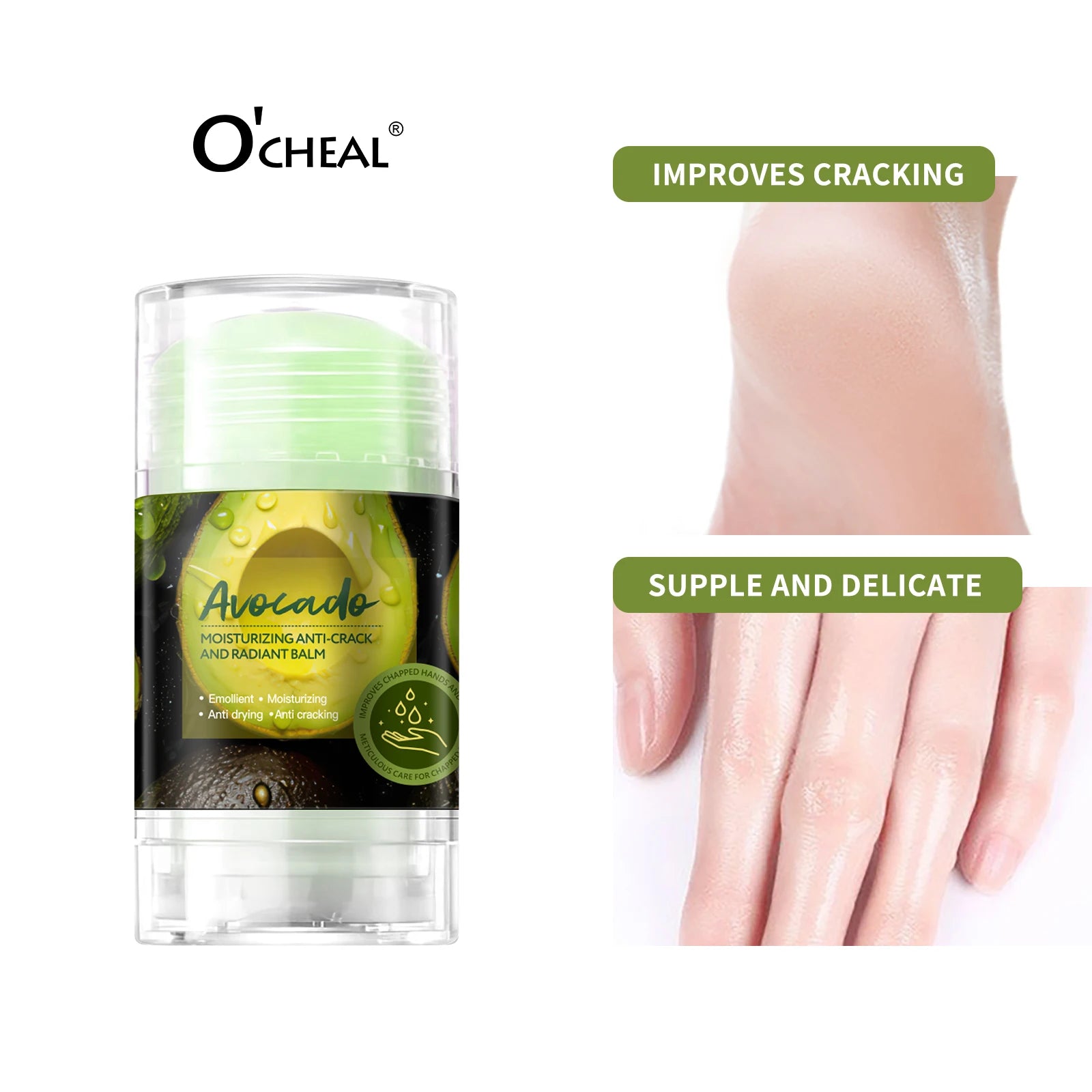Avocado Foot Cream – Moisturizing Heel Balm & Hand Care 40g