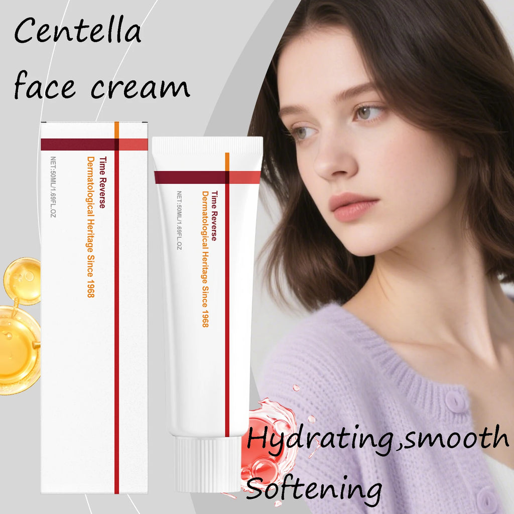 Centella Face Cream Fast Absorbing Improve Dry Skin Moisturizing Refreshing Lifting Firming Reduces Wrinkles Smooth Face Cream Oasis Select
