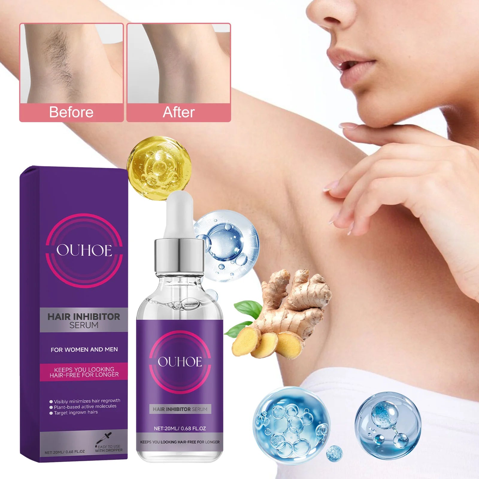 20ML Unisex Body Care Serum Moisturizing Skin Nourishing Pores Non-irritating Enhance Smoothness Repairing Volumizing Body Soothing Serum Oasis Select