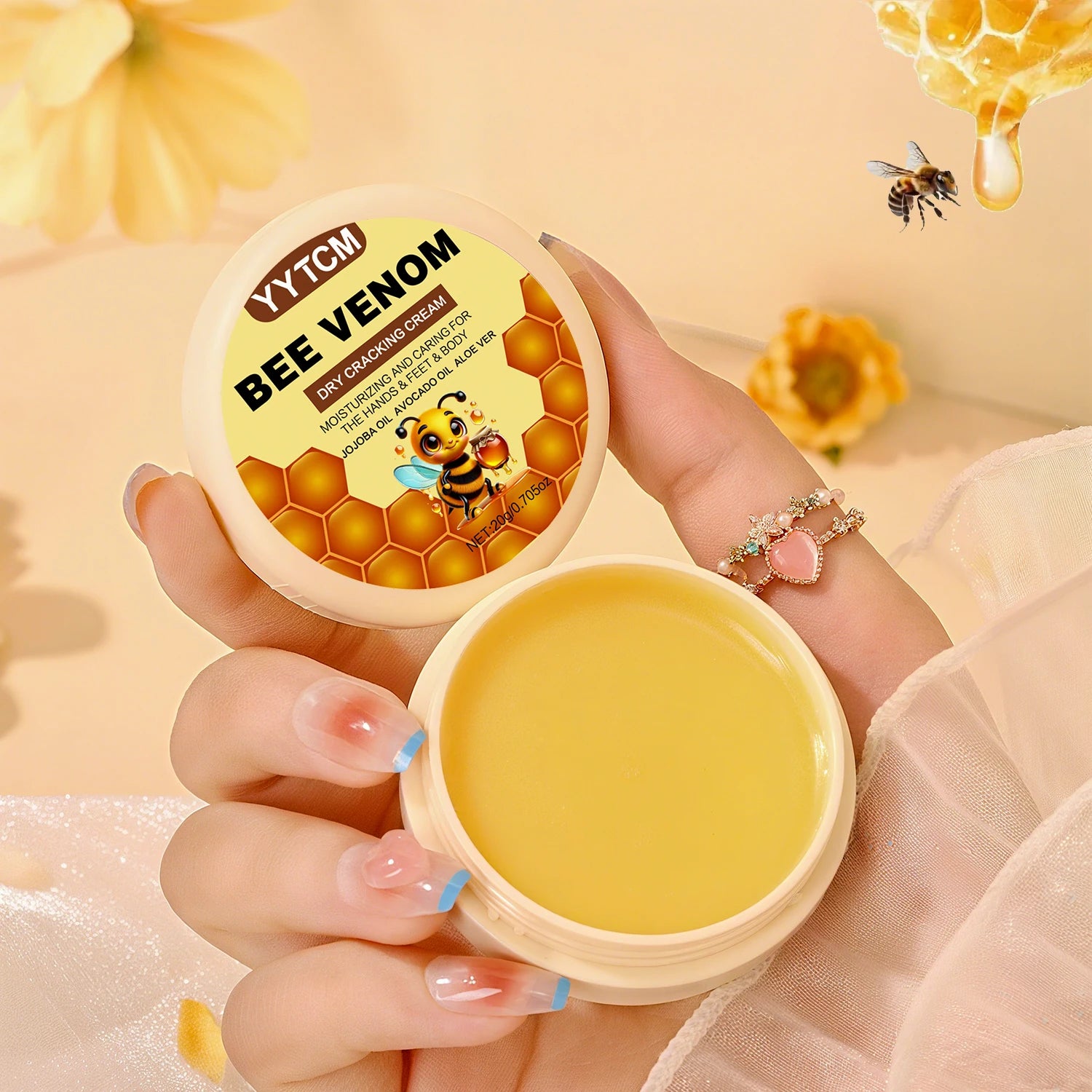 Bee Venom Foot Cream – Deep Hydrating Moisturizer 20g Foot Cream Oasis Select