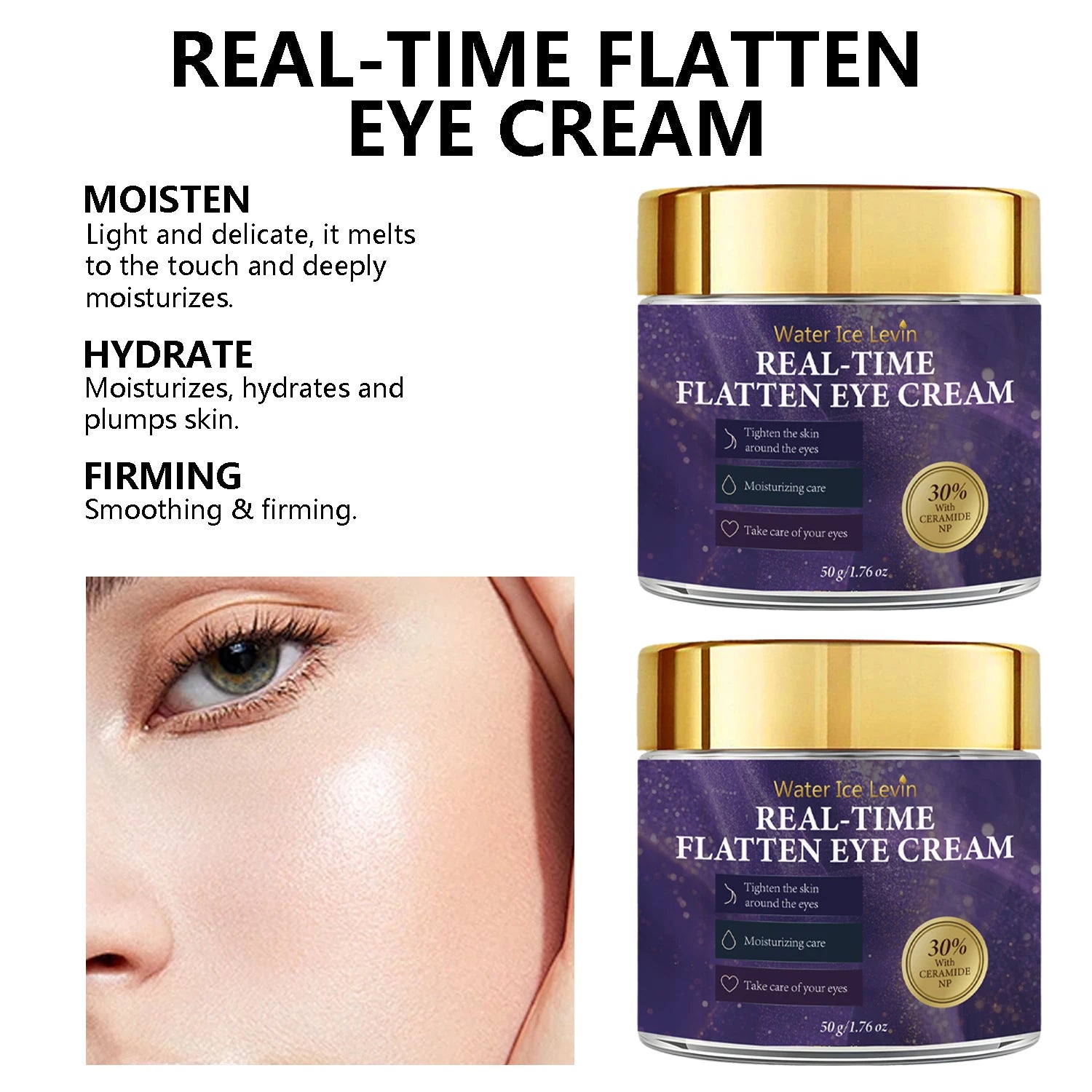 Eye Cream – Collagen, Caffeine, Retinol & Hyaluronic Acid Eye Cream Oasis Select