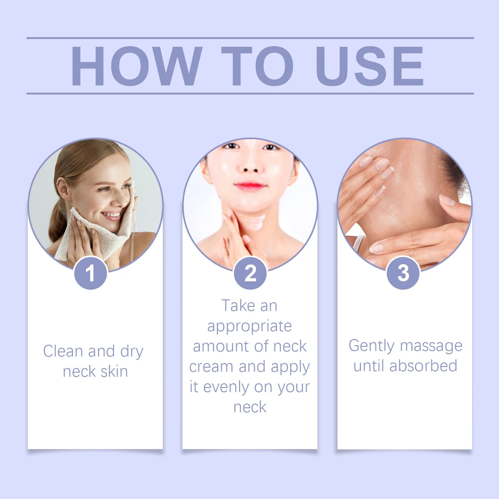 50g Neck Care Cream Deep Nourishing Boosts Skin Elasticity Refreshing Non-greasy Tightening Lifting Fade Fine Lines Hydrating Neck Care Lotion Oasis Select