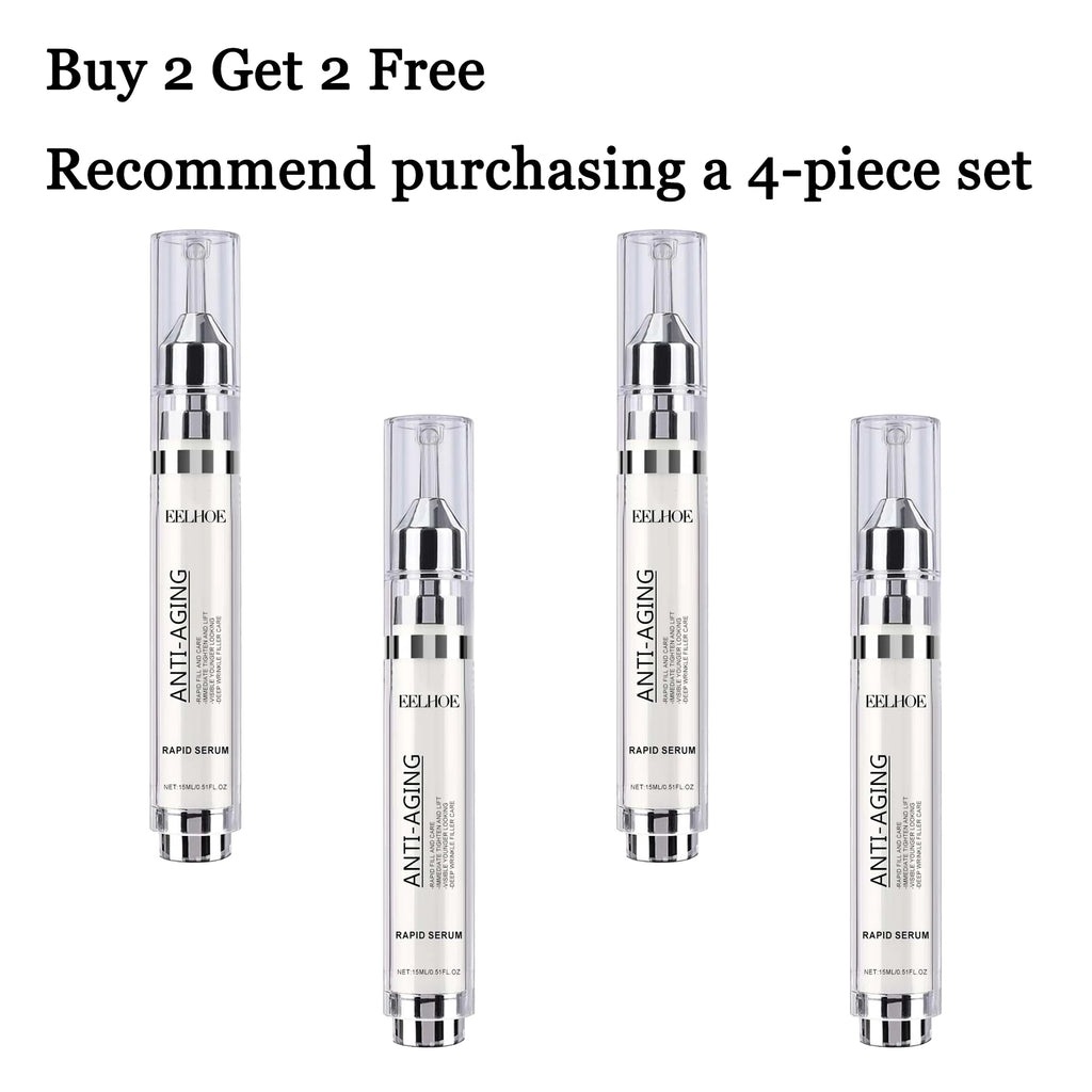15ML Face & Neck Care Serum Deep Moisturizing Enhance Smoothness Nourishing Fade Fine Lines Firming Lifting Improve Skin Elasticity Glowing Skin Care Serum Oasis Select 4 pcs United States