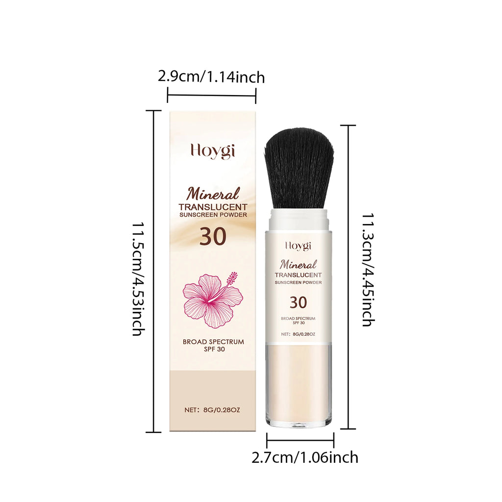 Hoygi Spf 30 Makeup Setting Powder Sunscreen Oil Control Non-sticky Waterproof Sweatproof Full Coverage Makeup Setting Powder Oasis Select