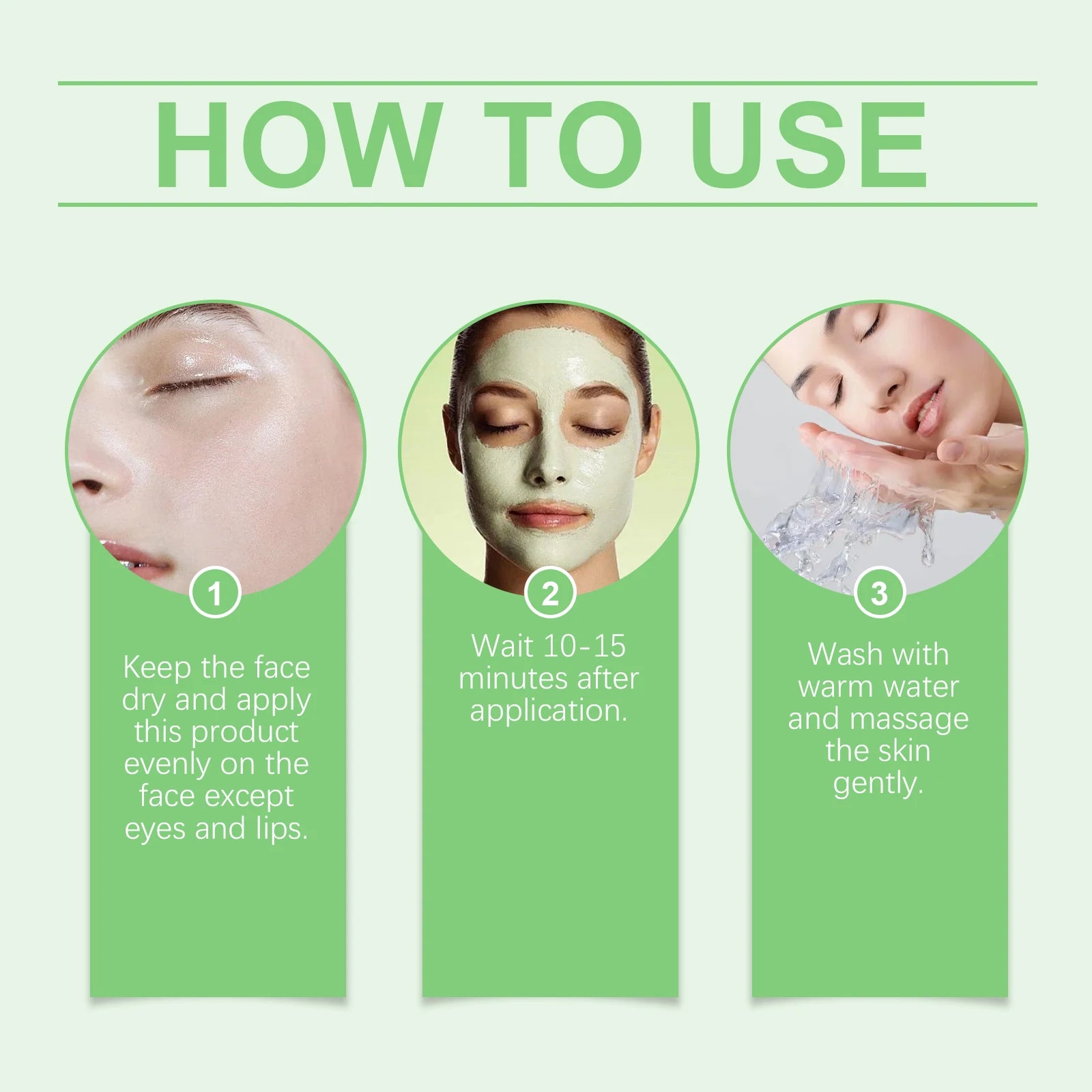 40G Mugwort Face Clay Mask Stick Gentle Cleaning Pores Moisturizing Enhance Smoothness Improve Skin Texture Nourishing Skin Soothing Repairing Face Mud Mask Oasis Select