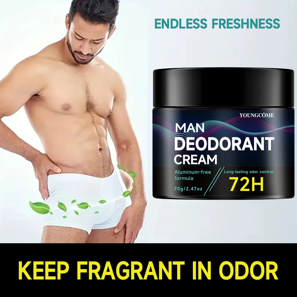 YOUNGCOME Aluminum-Free Men's Deodorant Stick 48H Odor Control