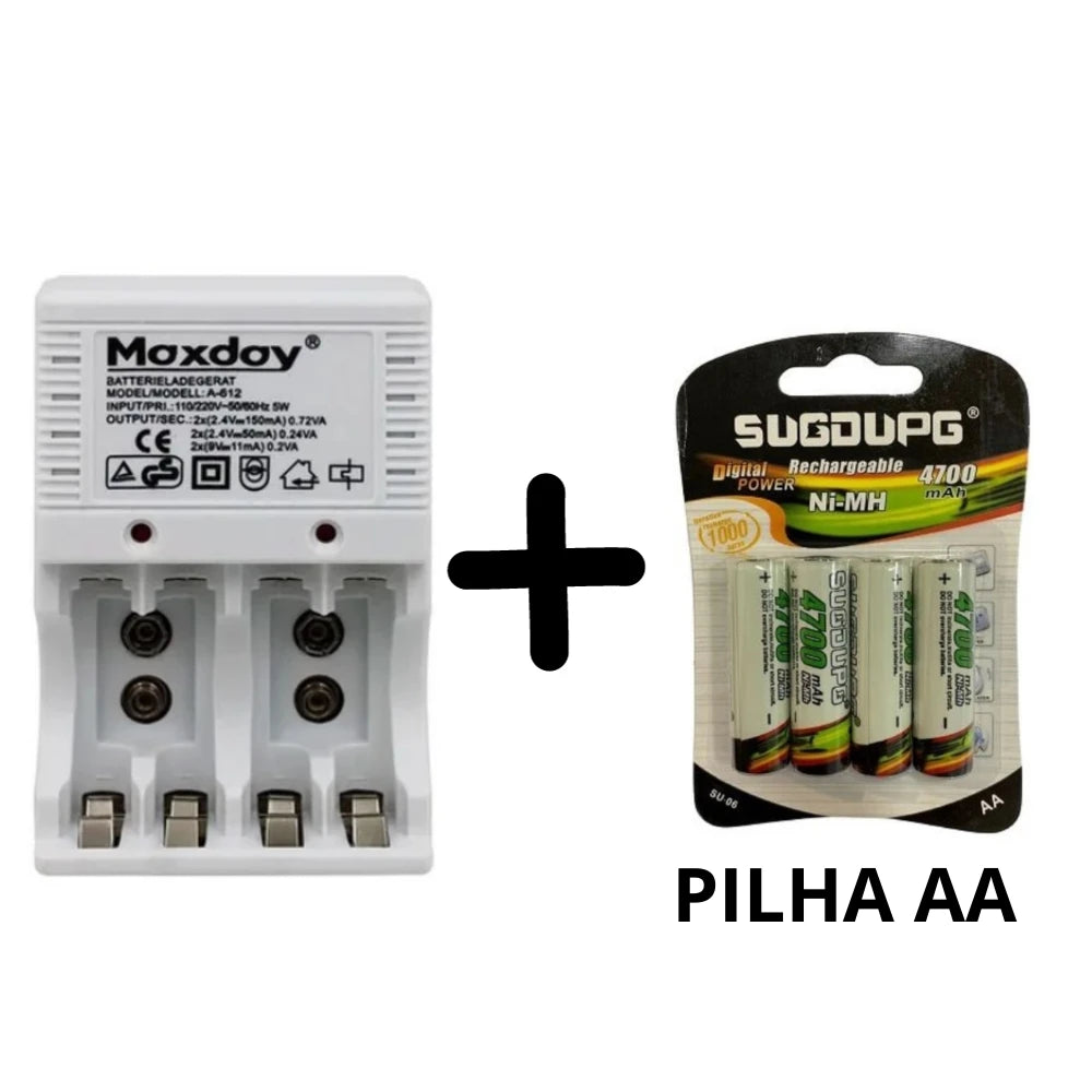 Rechargeable Batteries And Batteries Charger Kit Oasis Select Charger + AA battery