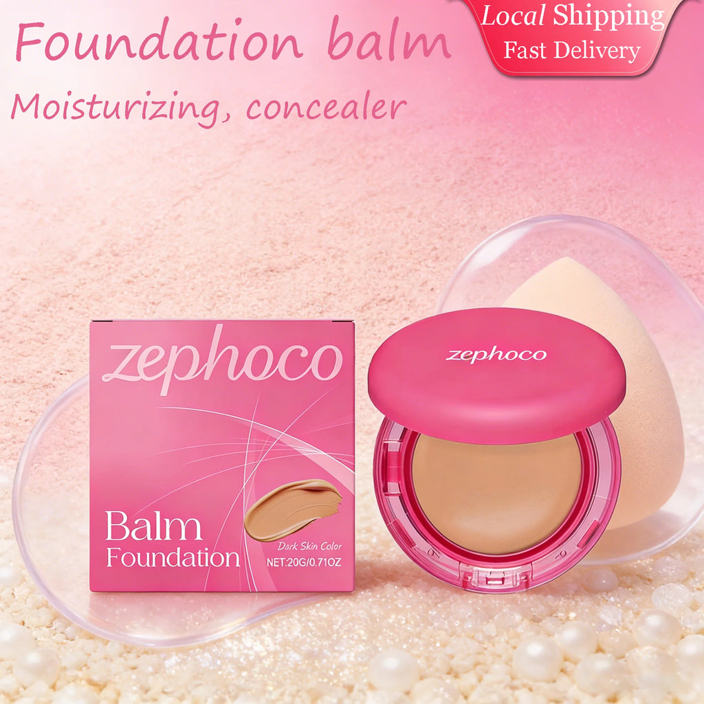 4 Color Moisturizing Face Concealer Foundation Balm Oil Control High Coverage Matte BB Cream Invisible Pores Lasting Foundation Oasis Select
