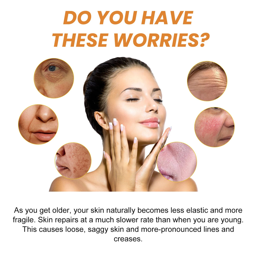 50ML Vitamin C Face Serum Deep Moisturizing Anti-oxidant Boosts Skin Elasticity Fade Fine Lines Firming Reduce Dullness Glowing Facial Serum Oasis Select