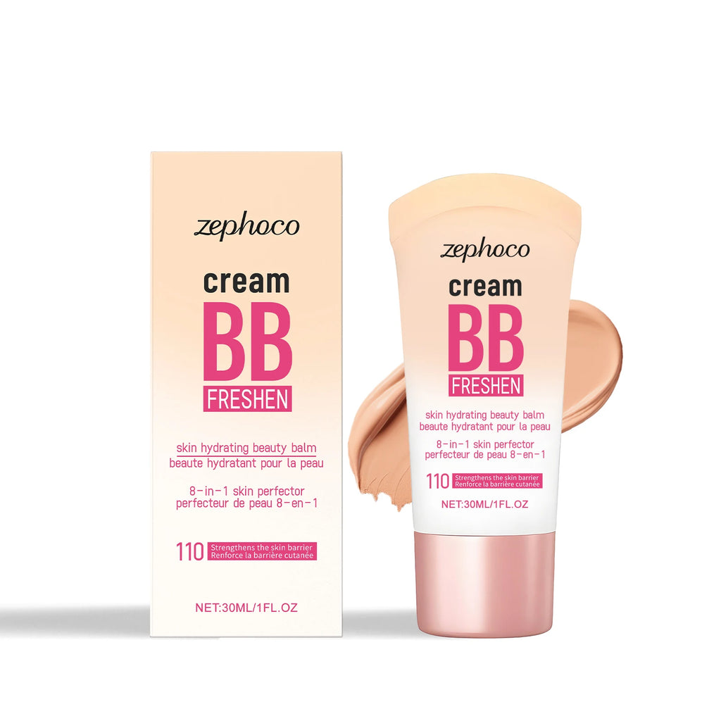3 Colors Hydrating Concealer BB Cream Natural Brightening Skin Tone Buildable Coverage Cover Blemishes for Daily Base Makeup Oasis Select Natural United States