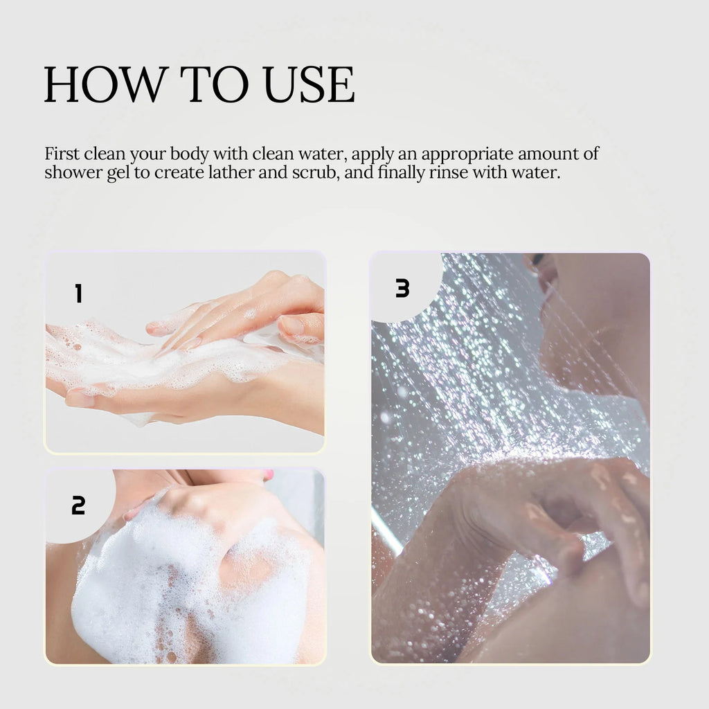 100ML Niacinamide Body Shower Gel Gentle Cleaning Skin Remove Dead Skin Pore Shrink Enhance Smoothness Glowing Body Washing Gel Oasis Select