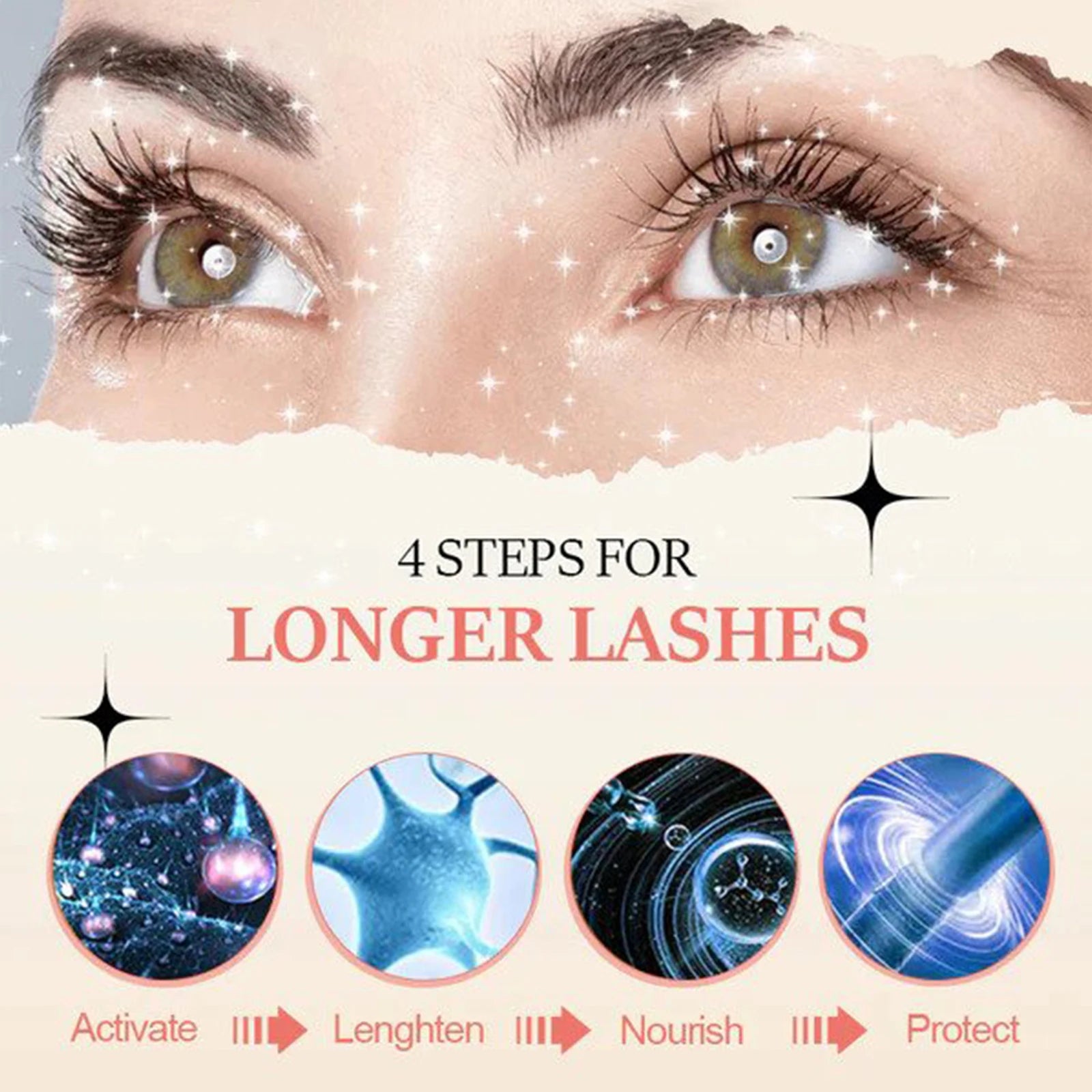 EELHOE Eyelash Lenghtening Serum Thickening Smooth Enhancer Boost Fuller Curling Lifting Nourishing Quick Absorbed Eyelash Serum Oasis Select