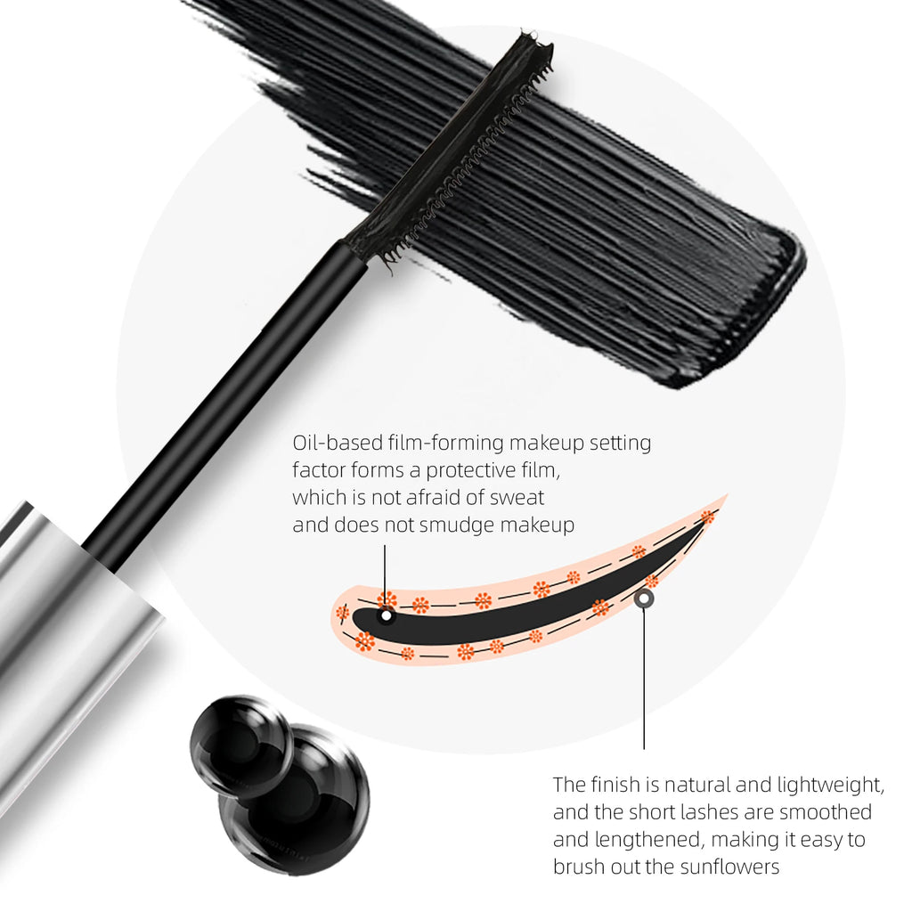 Ocheal Extension Dense Volumizing Mascara Lengthens Eyelashes Long Lasting Waterproof Natural Quick Drying Lashes Female Makeup Oasis Select