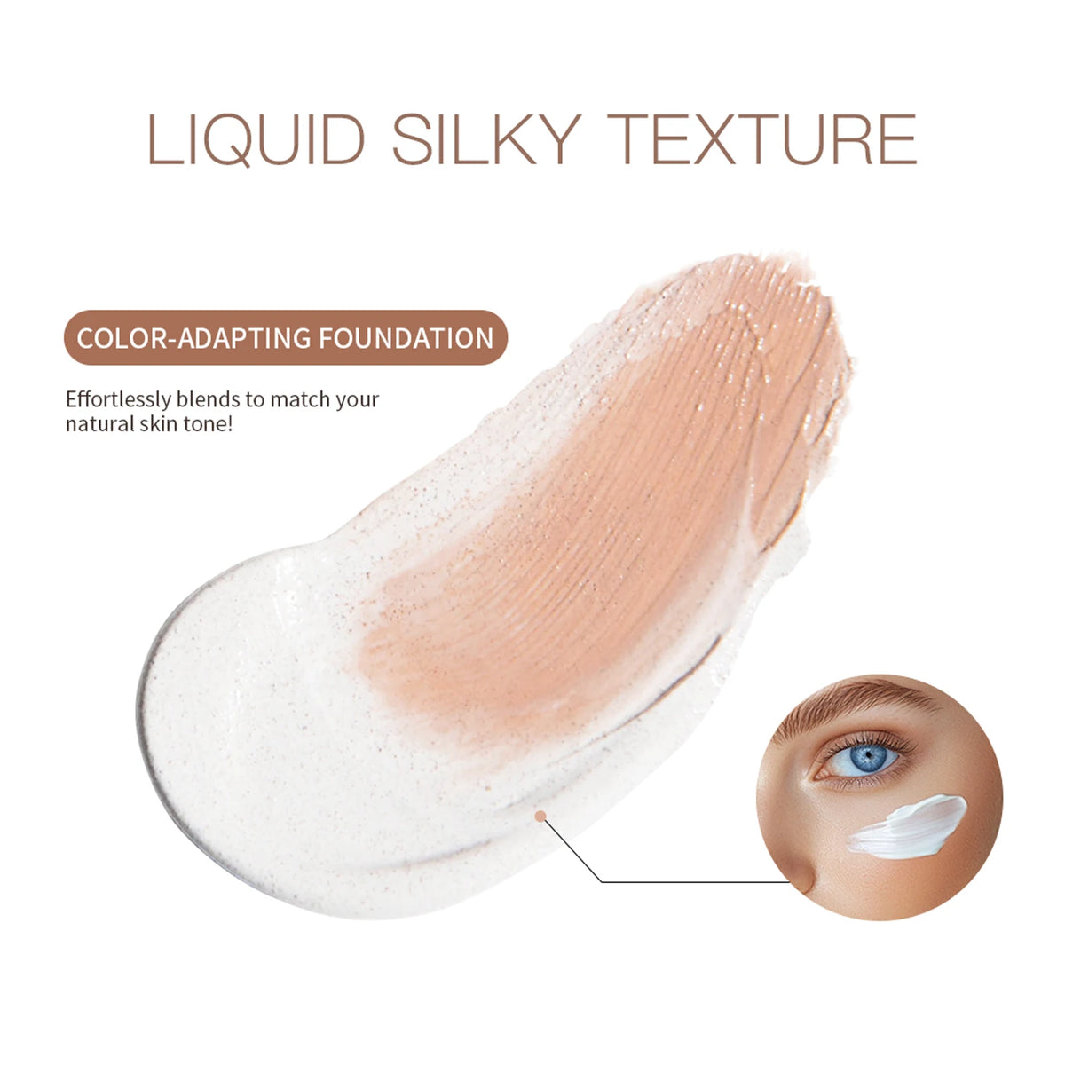 Lakerain 4-in-1 Color-Changing Foundation SPF30 | All Skin Types Liquid Foundation Oasis Select