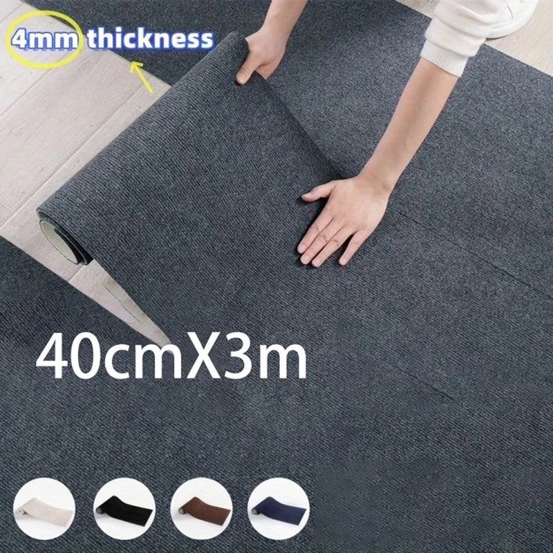 Large 40cm*3m Solid Color Protective Rug Suitable For Homes Bedrooms Living Rooms Offices Etc With A Thickened Design. Oasis Select
