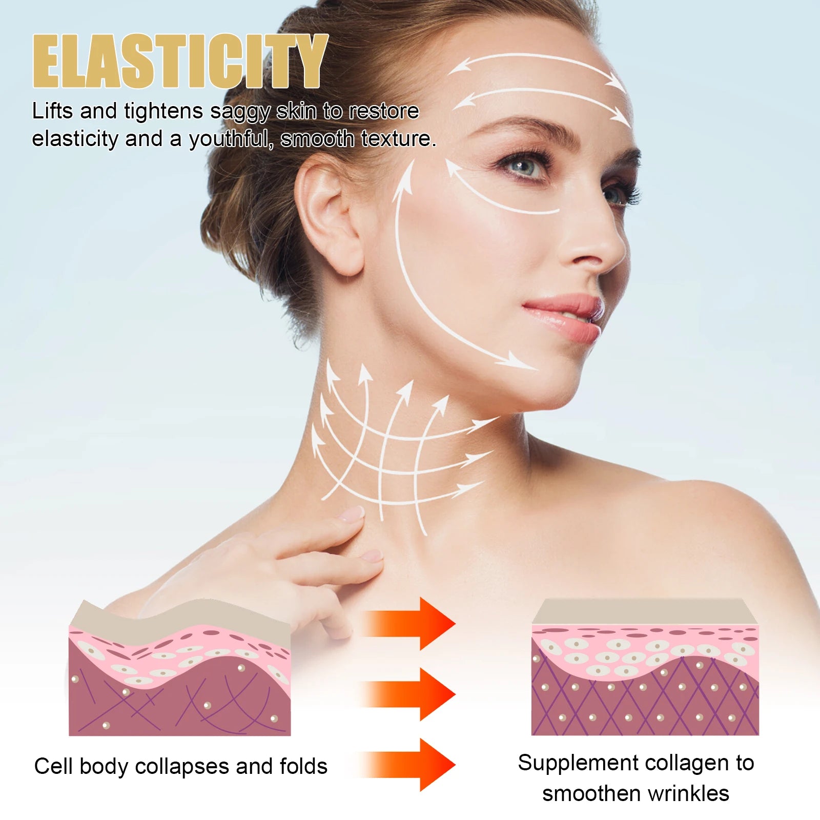 30ML Refining Face Serum Deep Moisturizing Fade Fine Lines Enhance Skin Elasticity Improve Firmness Rejuvenation Facial Serum Oasis Select