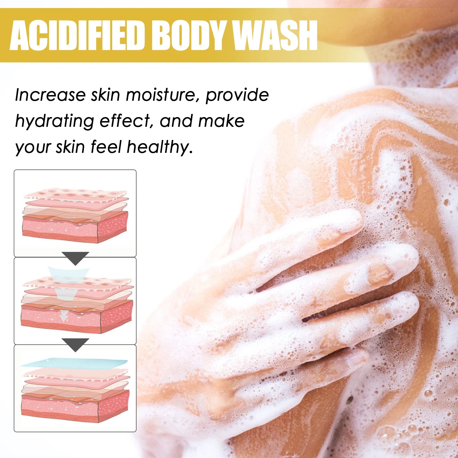 Oceaura Coconut Vanilla Body Wash Gel Lasting Fragrance Deep Cleaning Dirt Nourishing Moisturizing Skin Remove Odor Body Shampoo Oasis Select