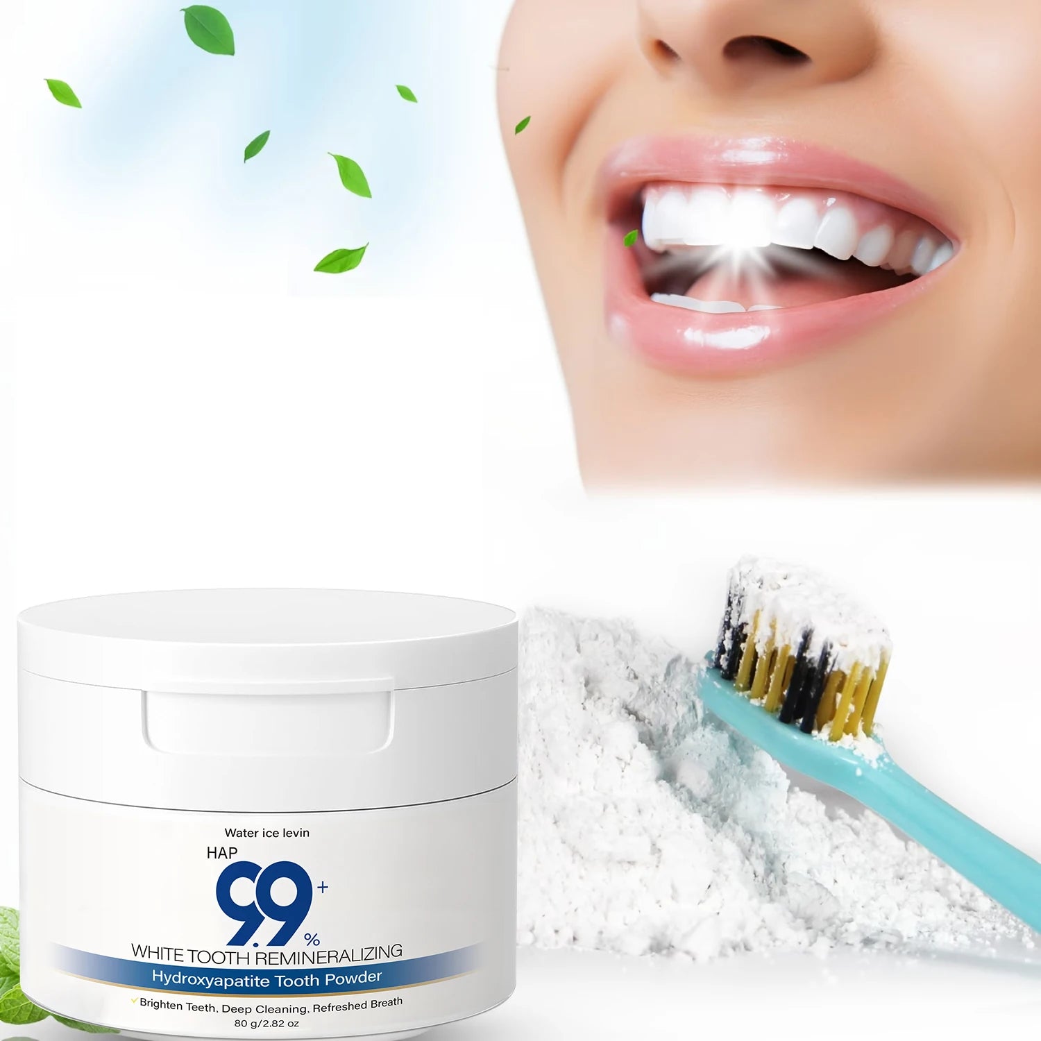 99% HAP Hydroxyapatite Tooth Powder – Remineralizing & Whitening Remineralizing Tooth Powder Oasis Select