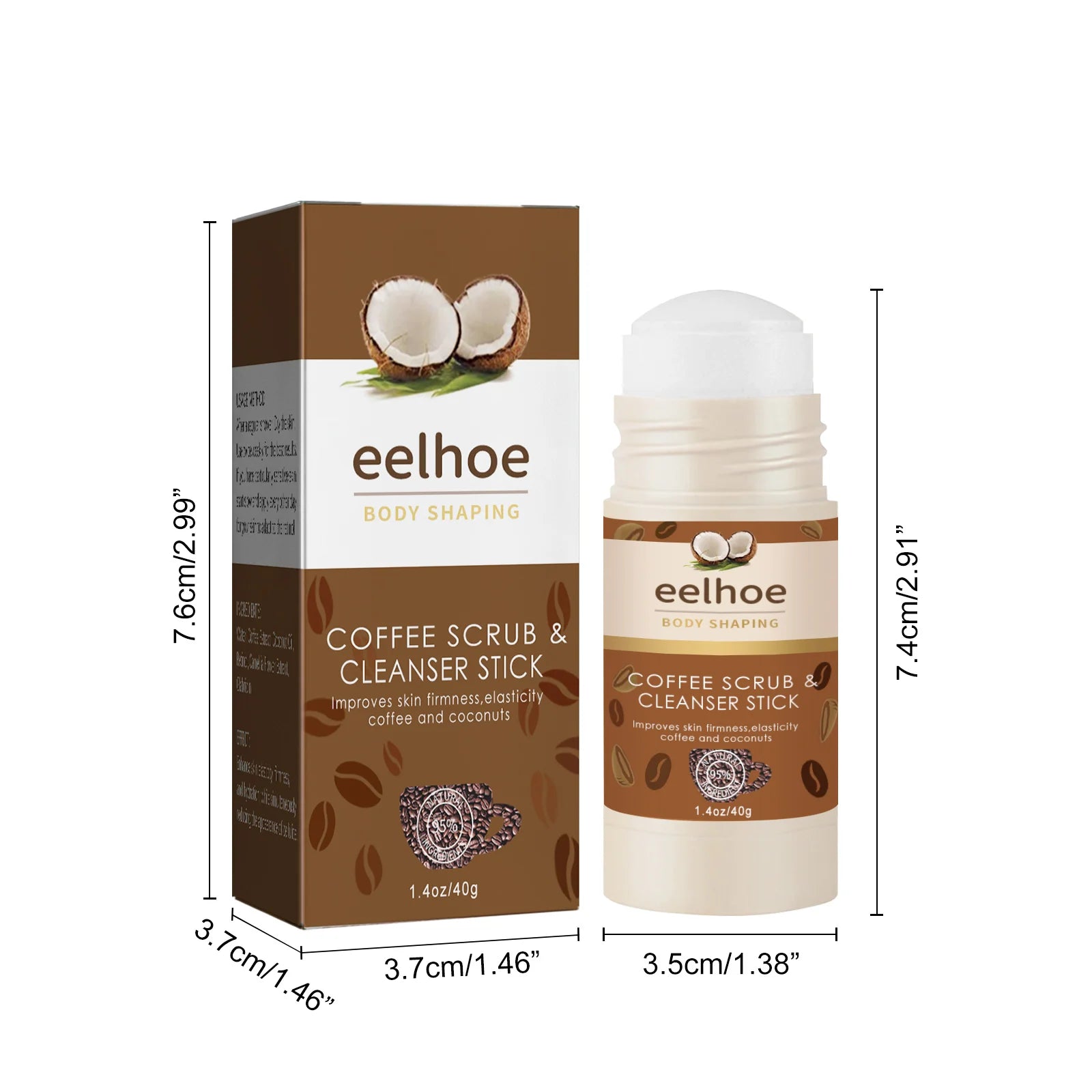 40g Coffee Body Scrub Gentle Remove Dead Skin Non-tight Enhance Smoothness Moisturizing Boosts Skin Elasticity Tightening Glowing Body Scrub Oasis Select
