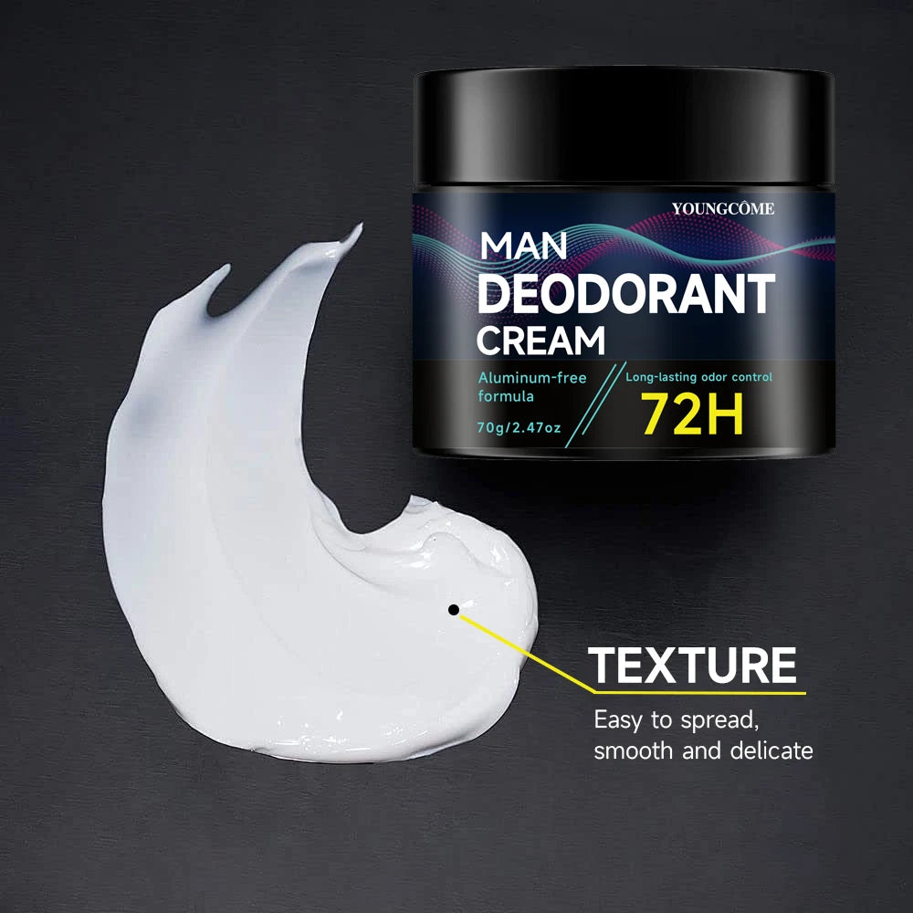 YOUNGCOME Aluminum-Free Men's Deodorant Stick 48H Odor Control