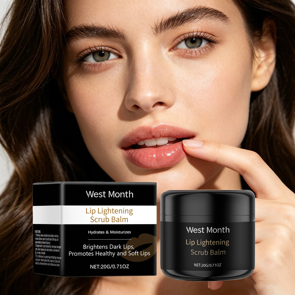20G Lip Scrub Balm Moisturizing Skin Reduce Dryness Nourishing Gentle Remove Dead Skin Restoring Gloss Brightening Improve Skin Texture Lip Exfoliating Balm Oasis Select