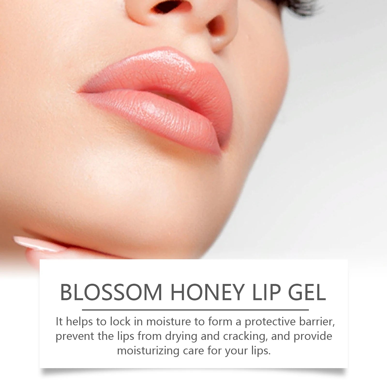 10G Blossom Honey Lip Gel Deep Moisturizing Enhance Smoothness Enhance Gloss Nourishing Skin Improve Skin Texture Boosts Skin Elasticity Lip Balm Oasis Select