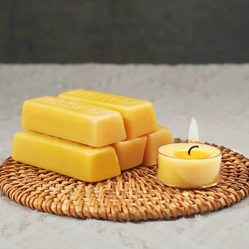 1/3PCS Pure Beeswax Block - DIY Candle Making Magic, Aroma Bliss for Aromatherapy, Craft Unforgettable Candlestick Designs Oasis Select