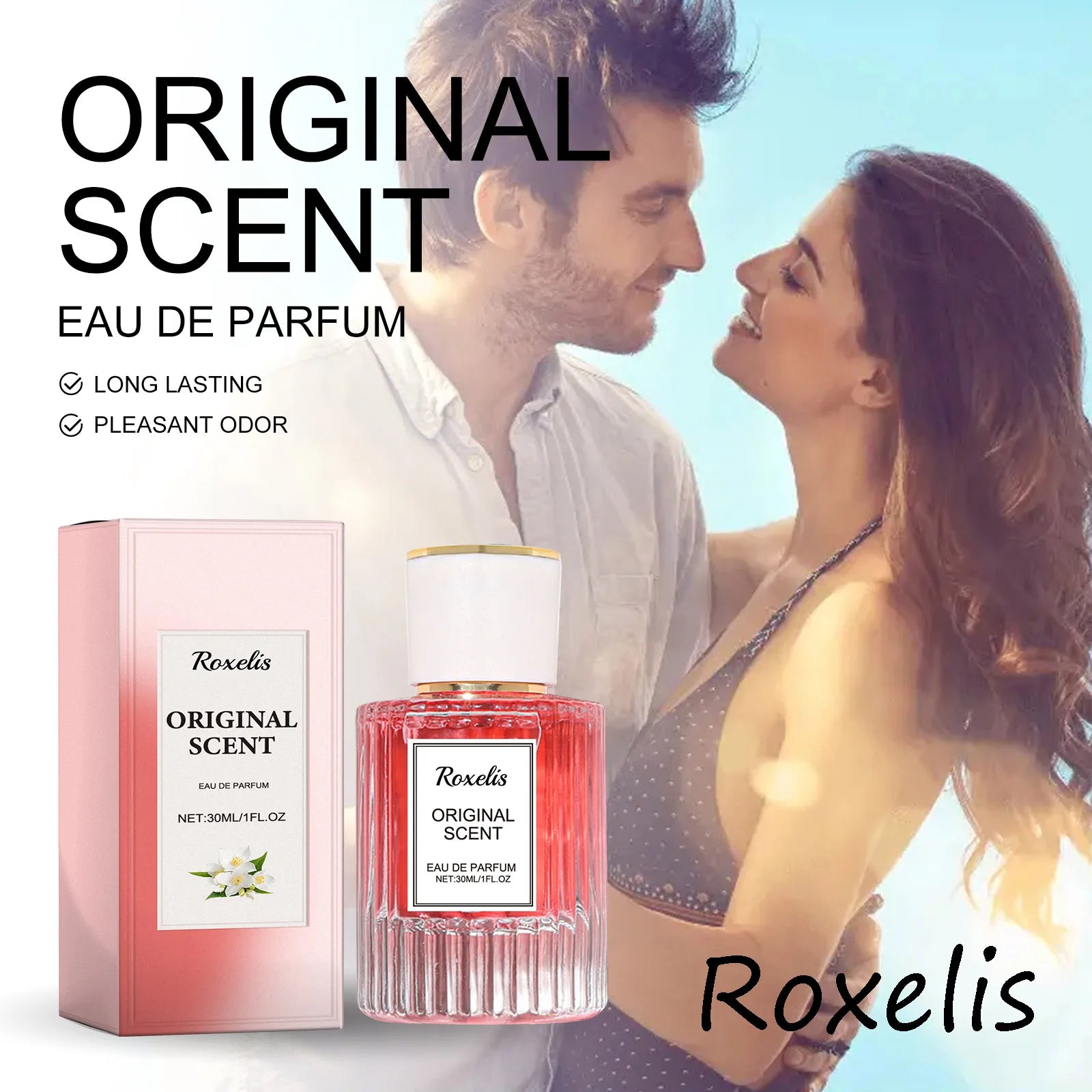Roxelis Jasmine Women Perfume Natural Lasting Fragrance Elegant Pleasant Scent Improve Self Confidence Jasmine Original Perfume Oasis Select