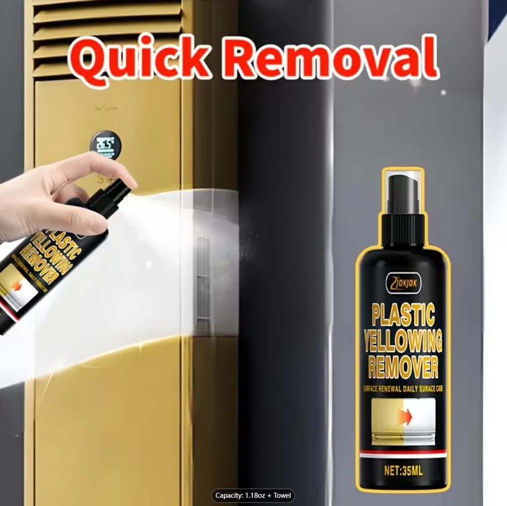 Plastic Yellowing Remover Spray AC Color Restorer. Works on air conditioners, refrigerators, car headlights. Restores shine, r Oasis Select