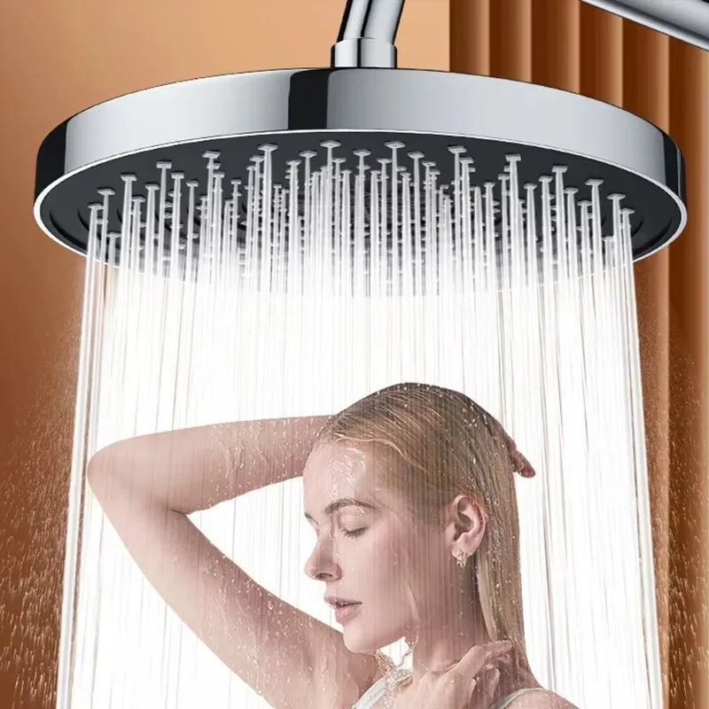 25cm Top Spray Large Water Volume Booster Shower Head Pressurized Single Head Home Bathroom Shower Head Oasis Select