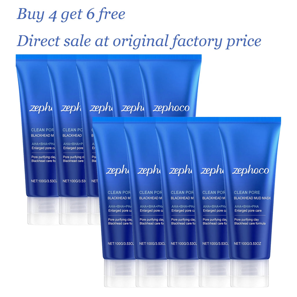 100g Face Blackhead Removal Clay Mask Gentle Cleaning Pores Oil Control Moisturizing Non-drying Refreshing Smooth Pore Purifying Oasis Select 10 pcs United States