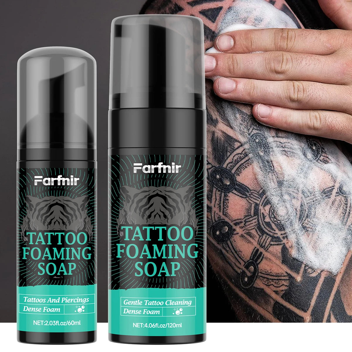 TATTOO FOAMING SOAP Tattoo cleaning foam moisturizes and smooths both new and old tattoos, ensuring they remain shiny and clear Oasis Select