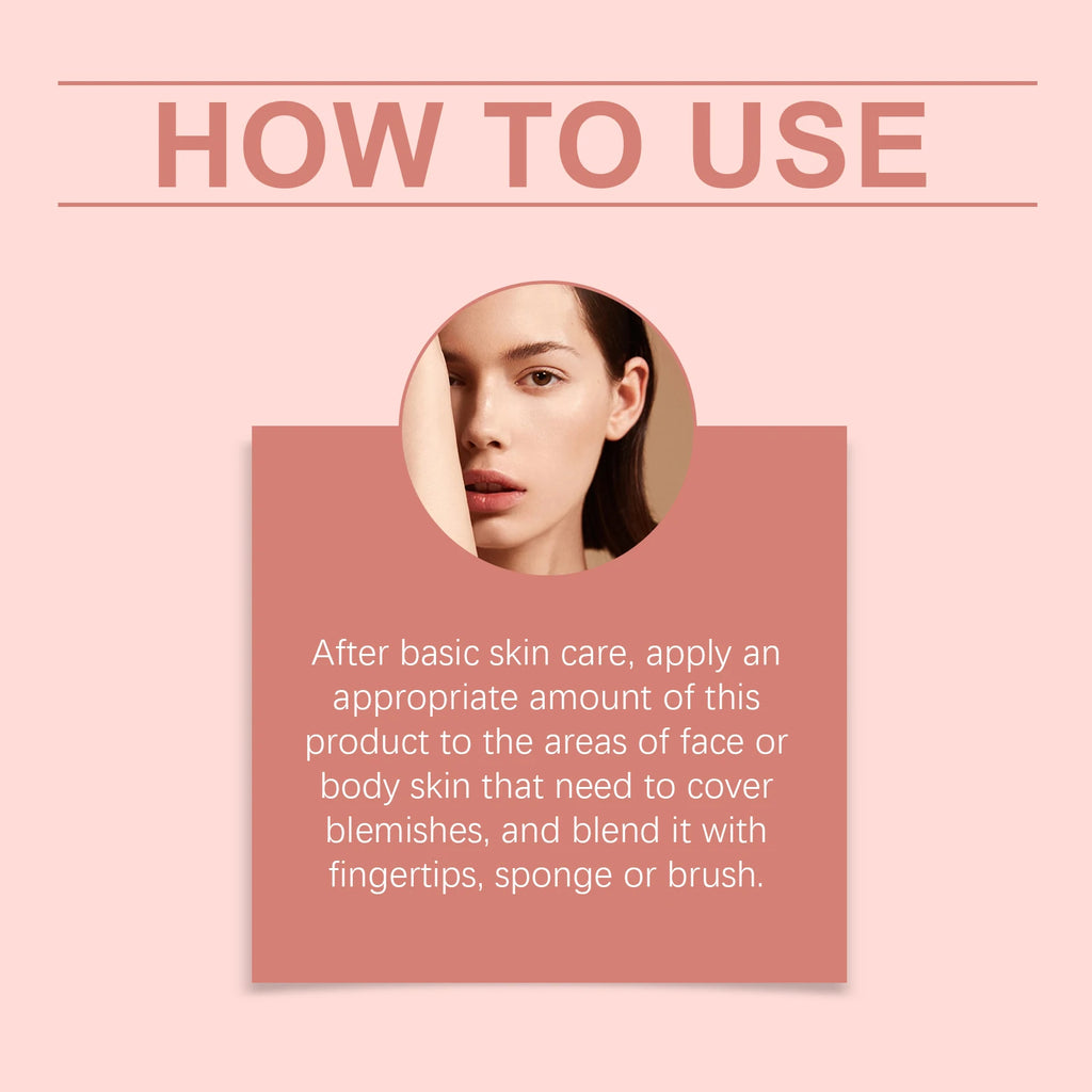 8g Face Concealer Perfect Cover Spot and Acne Scars Hydrating Oil Control Smoothing Sweatproof Non-greasy Face Concealer Balm Oasis Select