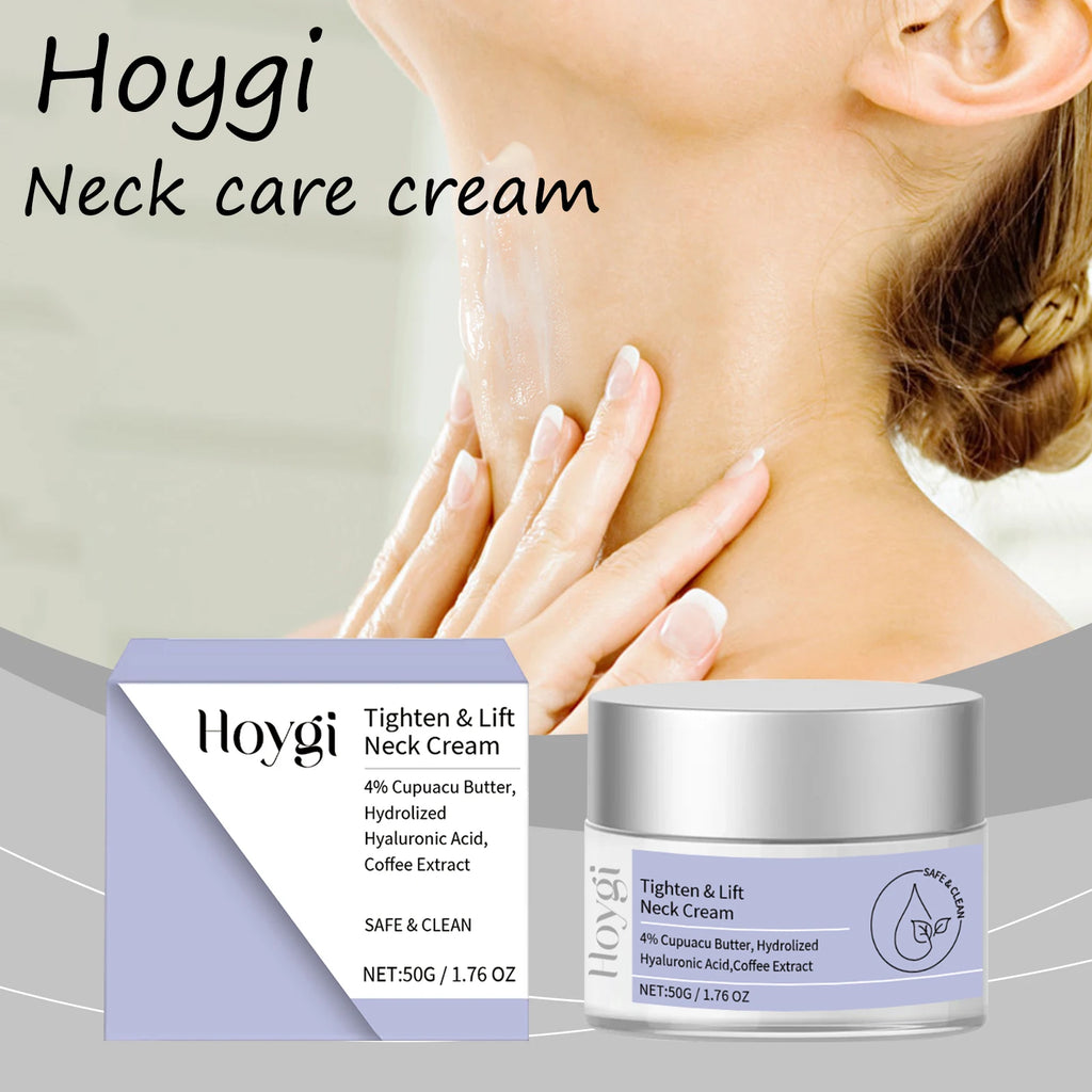 Hoygi Neck Care Cream Moisturizing Fade Wrinkles Firming Lifting Enhance Skin Elasticity Smoothing Non-greasy Neck Care Cream Oasis Select