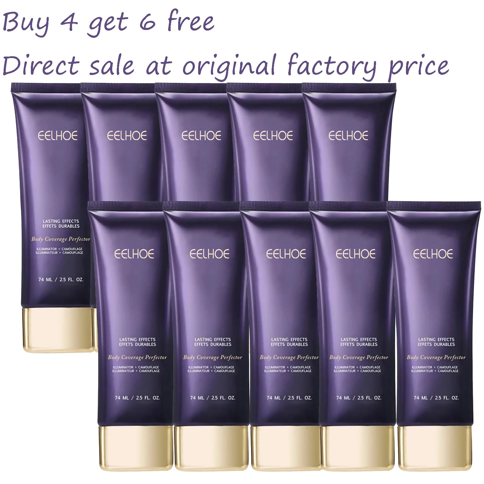 74ML Tattoo Concealer Cream Moisturizing Full Coverage for Scars and Birthmarks Lasting Invisible Brightening Sweatproof Cover Oasis Select 10 pcs United States