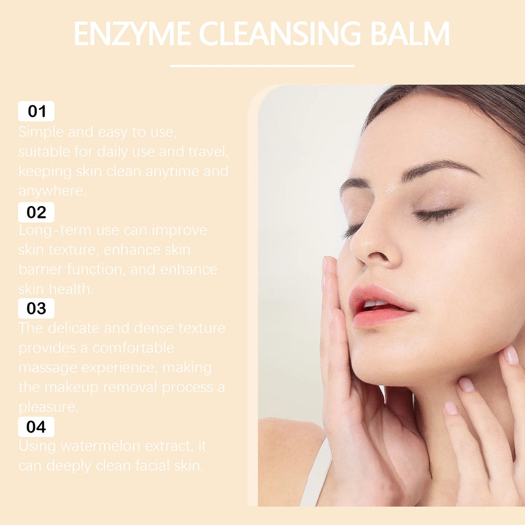 Active Enzyme Makeup Remove Cream Cleaning Pore Dirts Dissolve Makeup No Tight Hydrating Anti-oxidant Face Makeup Remover Oasis Select