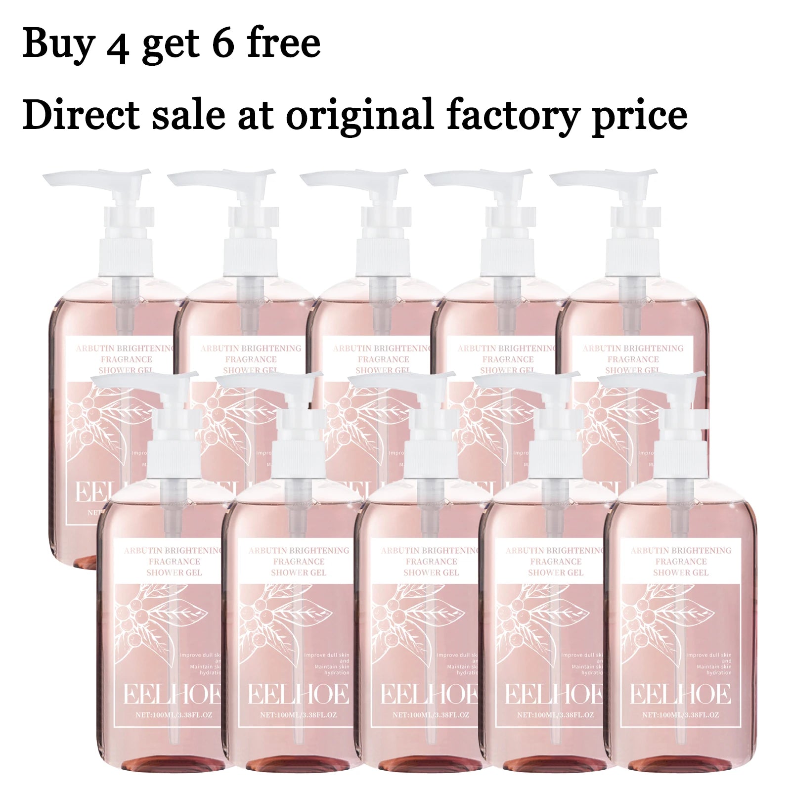 100ML Body Shower Gel Gentle Cleaning Pores Remove Dead Skin Moisturizing Fresh Fragrance Reduce Dryness Soothing Body Shampoo Oasis Select 10 pcs Moisturizing United States