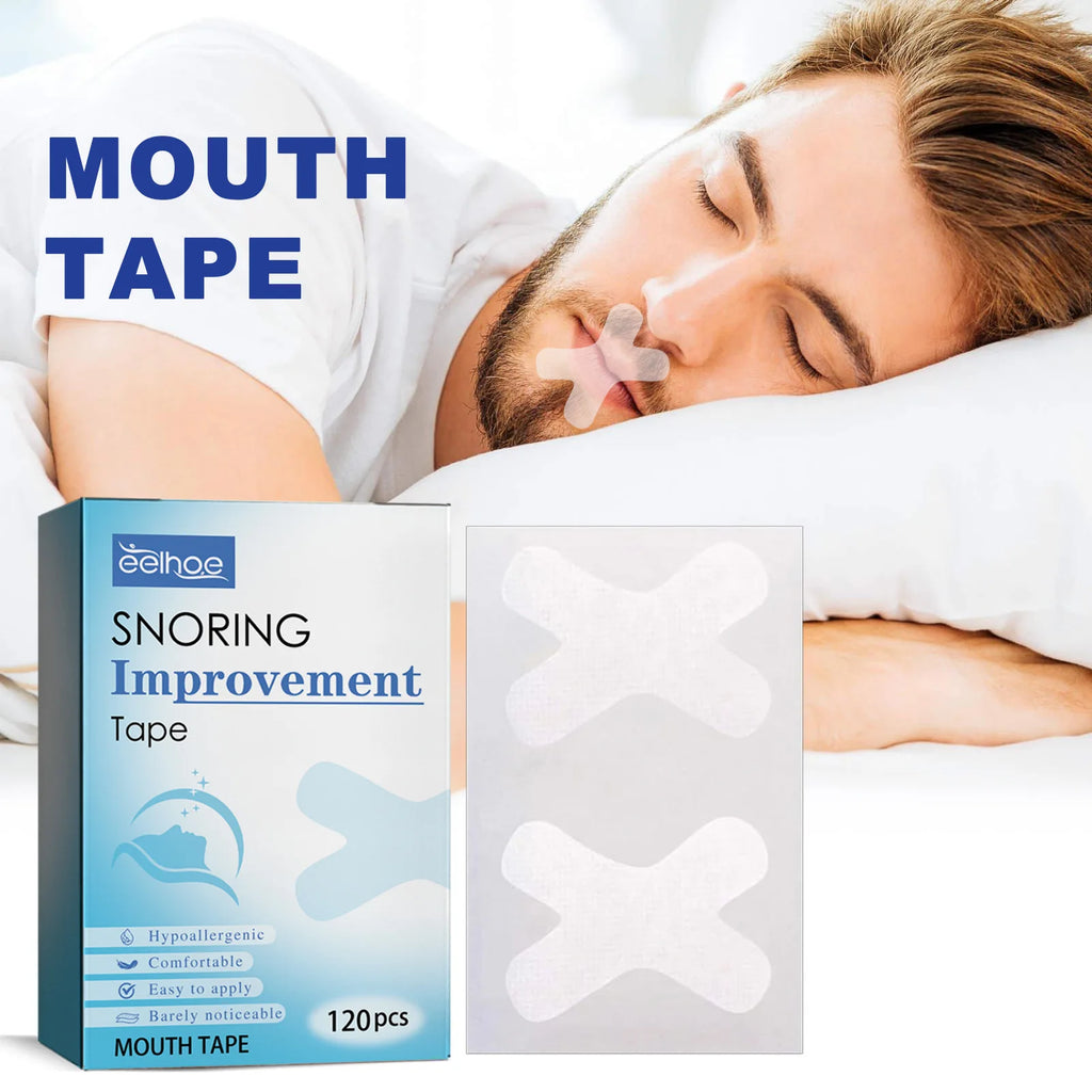 Anti-Snoring Tape Sleep Breathing Improving Patch Reduce Dry Mouth Promote Nose Breathing Health Care Mouth Correction Stickers Oasis Select